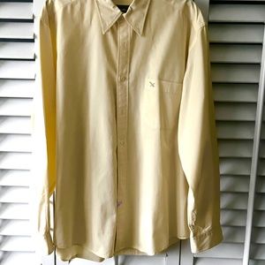 Eddie Bauer Men's Long Sleeve Cotton Button-Up Shirt- Size Large